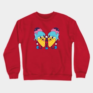 Ice cream cone cartoon Crewneck Sweatshirt